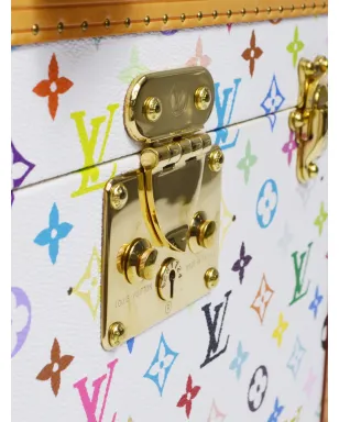 Louis Vuitton Pre-Owned x Takashi Murakami 1990s Boite Pharmacie trunk bag - White - サムネイル2