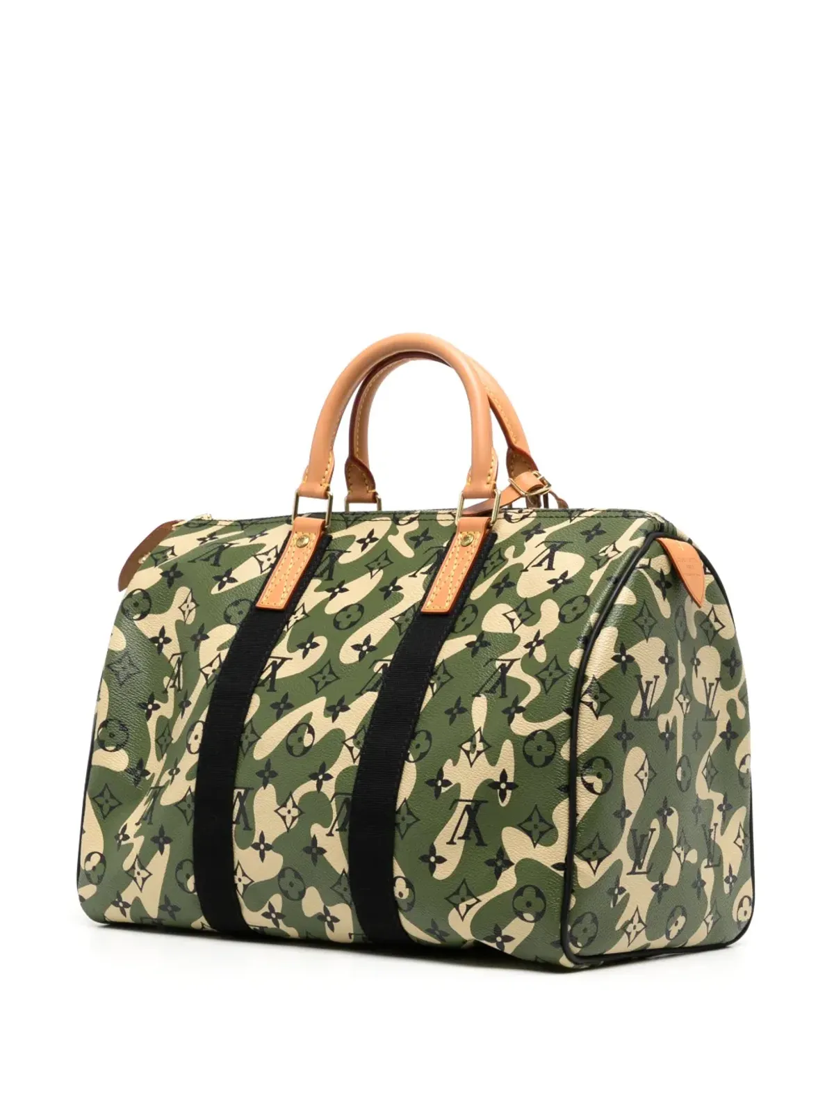 Louis Vuitton Vintage Monogramouflage Speedy 35 トートバッグ - グリーン - 画像3