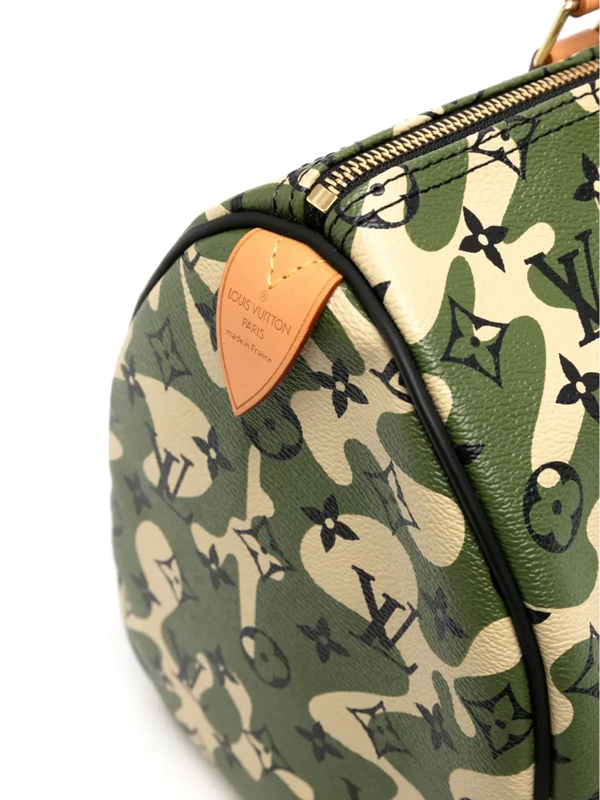 Louis Vuitton Vintage Monogramouflage Speedy 35 トートバッグ - グリーン - 画像4