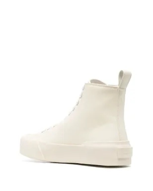 Jil Sander モノクローム ハイトップスニーカー - サムネイル3