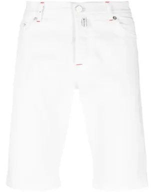 Kiton ロゴパッチ デニムショーツ - サムネイル1