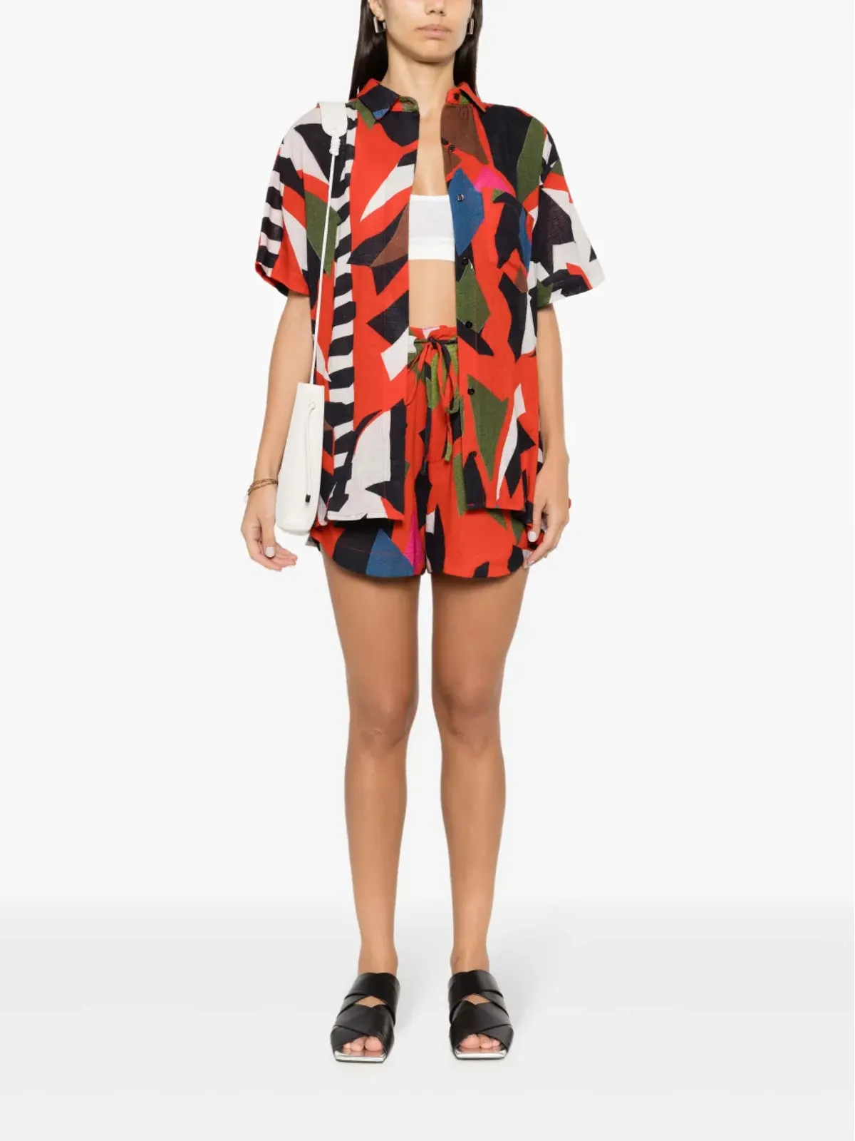 Osklen Abacaxi graphic-print shorts - Multicolour - 画像2