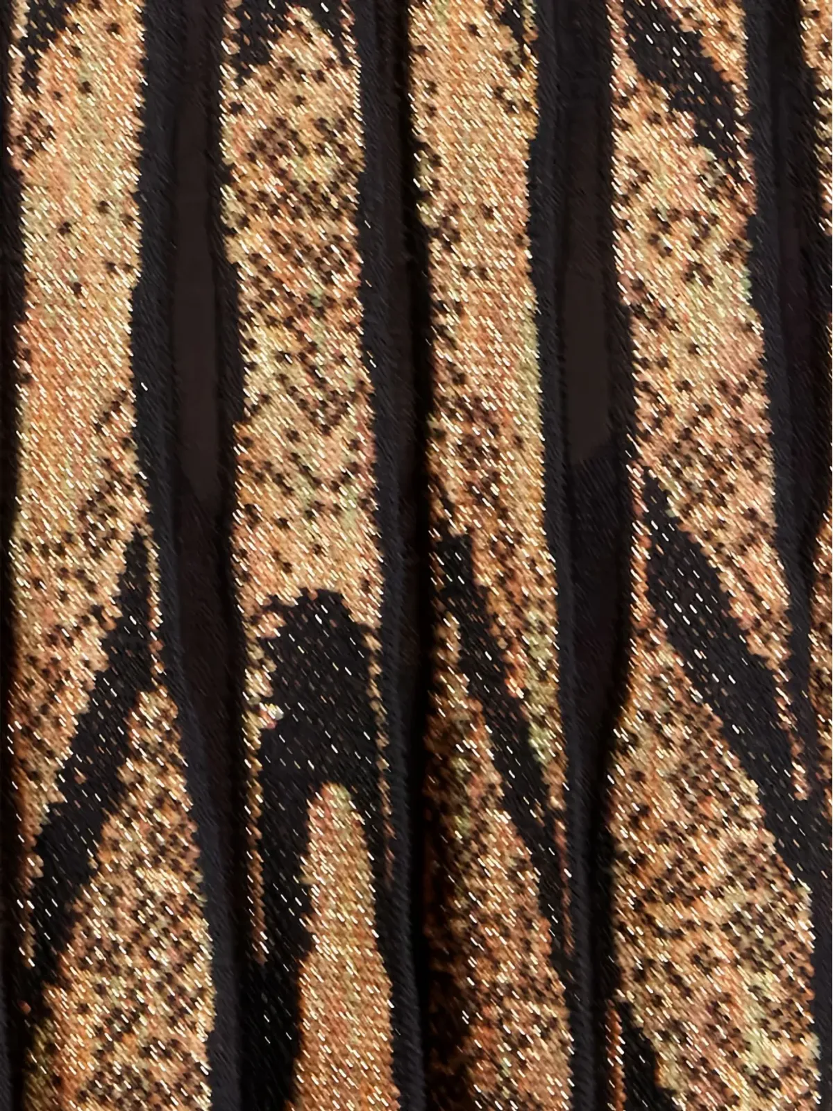 Roberto Cavalli プリーツ アブストラクトパターン ミニスカート - 画像5