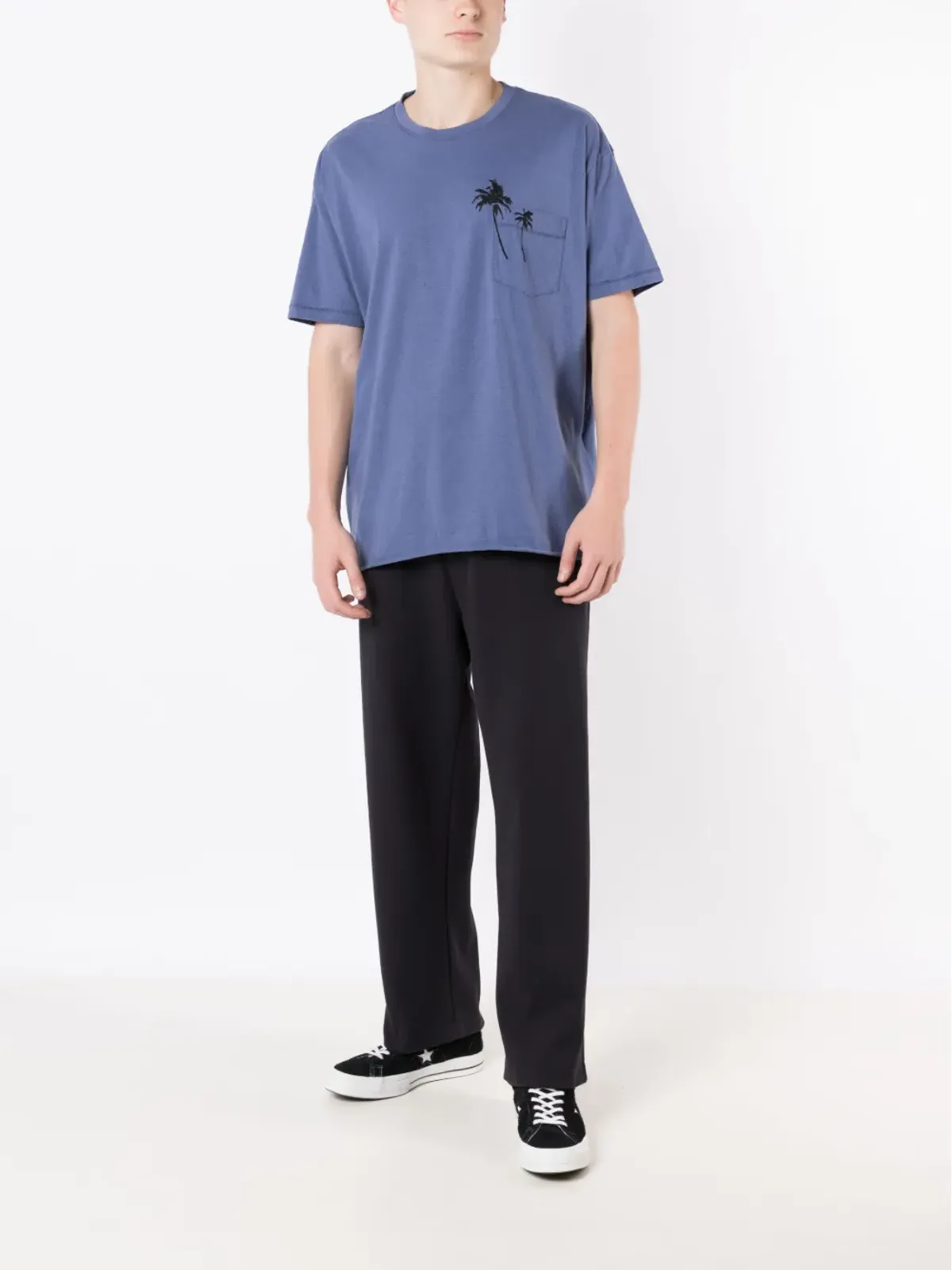 Osklen ファインリブストレートレッグパンツ - 画像2