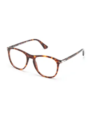 Persol べっこう風 丸型フレーム眼鏡 ブラック - サムネイル2