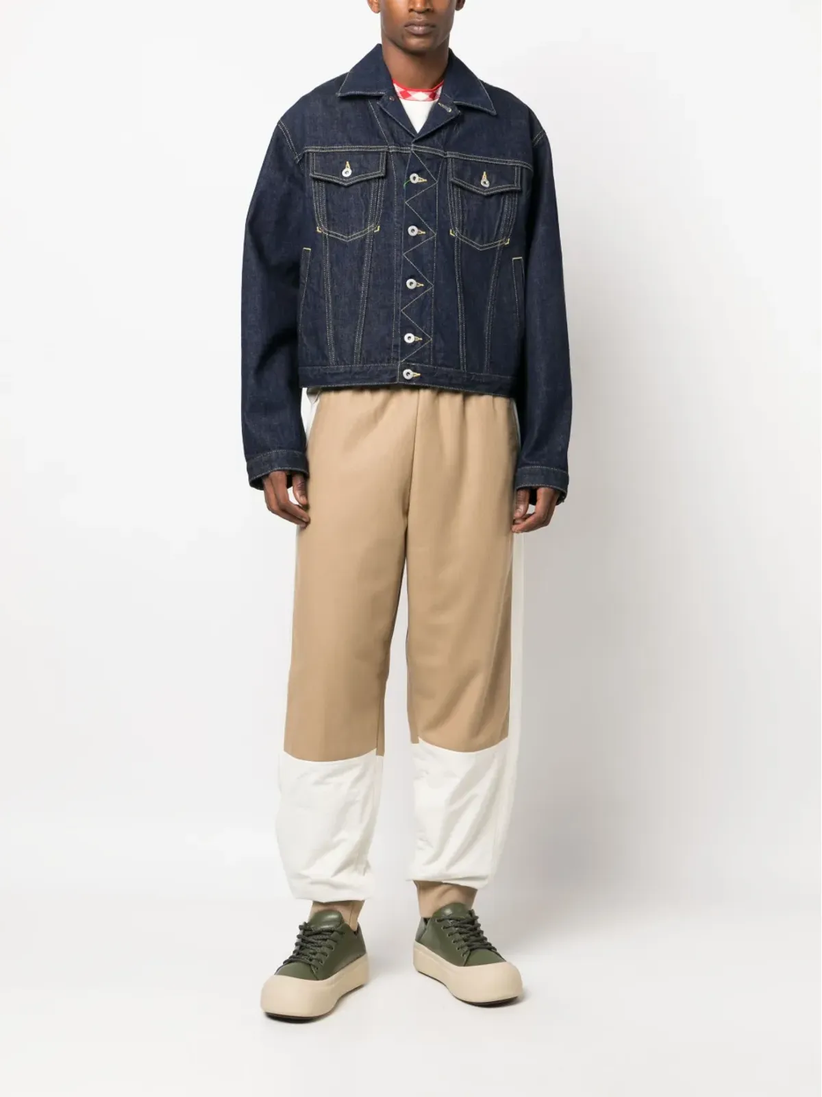 Kenzo コントラストステッチ デニムジャケット - 画像2