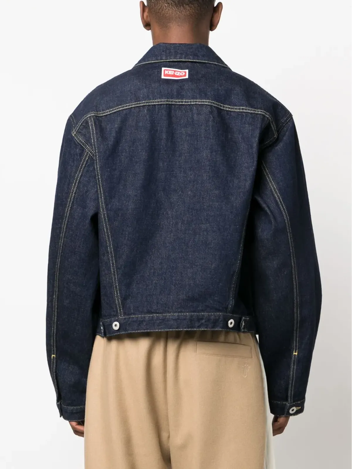 Kenzo コントラストステッチ デニムジャケット - 画像4
