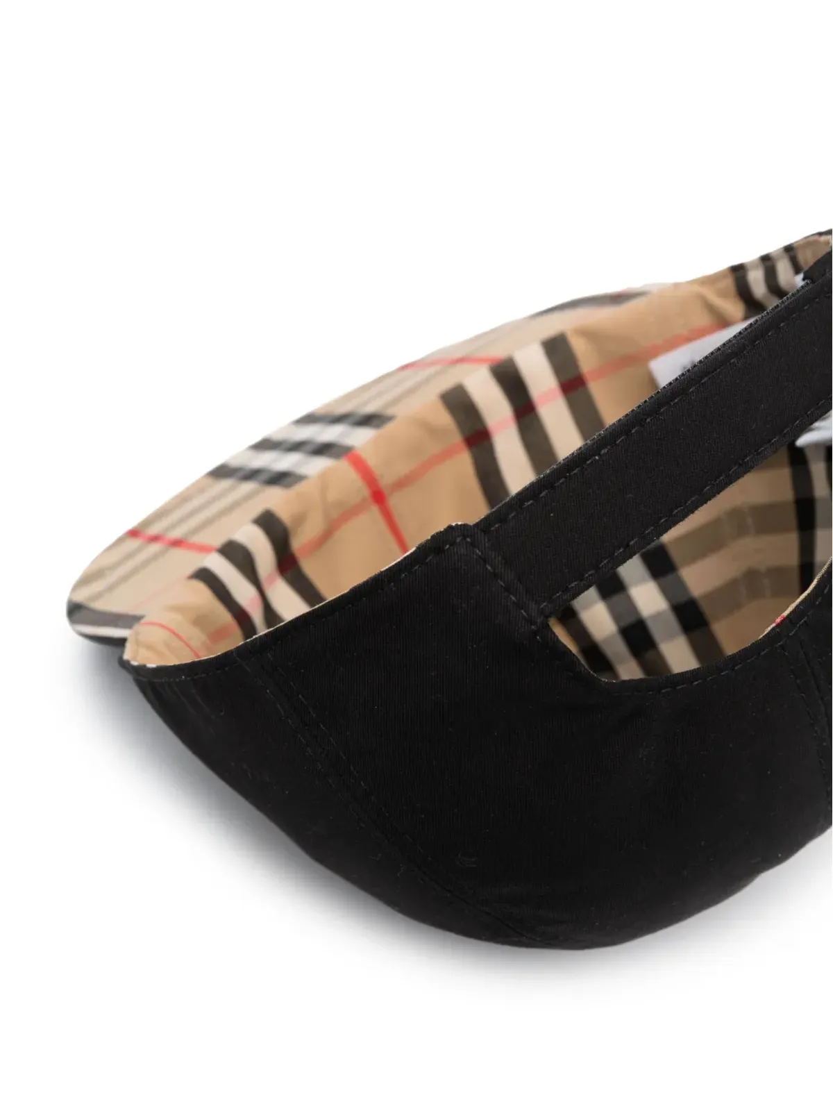 Burberry Kids ヴィンテージチェック リバーシブル コットン キャップ - 画像2