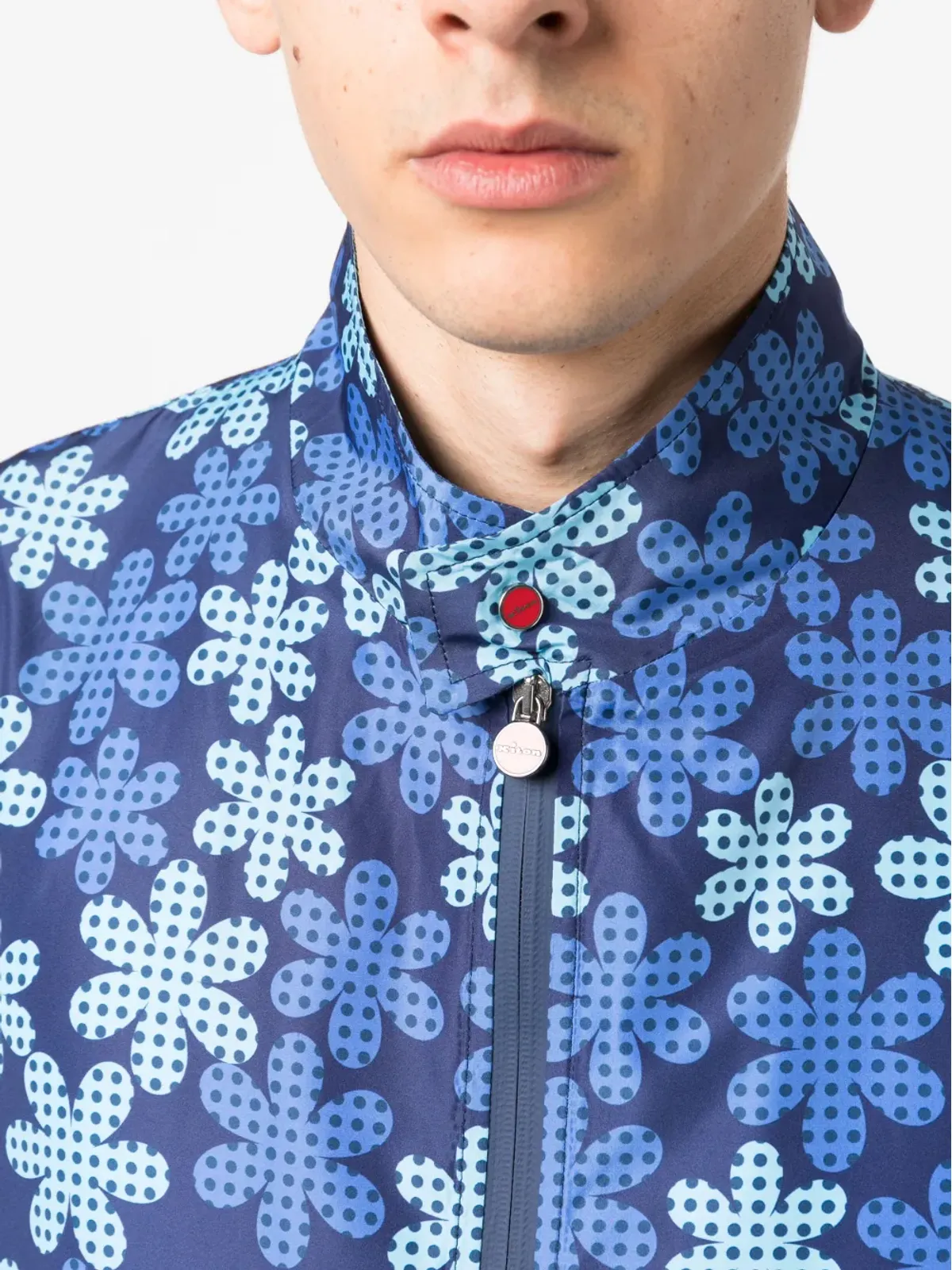Kiton グラフィックプリント ボンバー ジャケット - 画像5