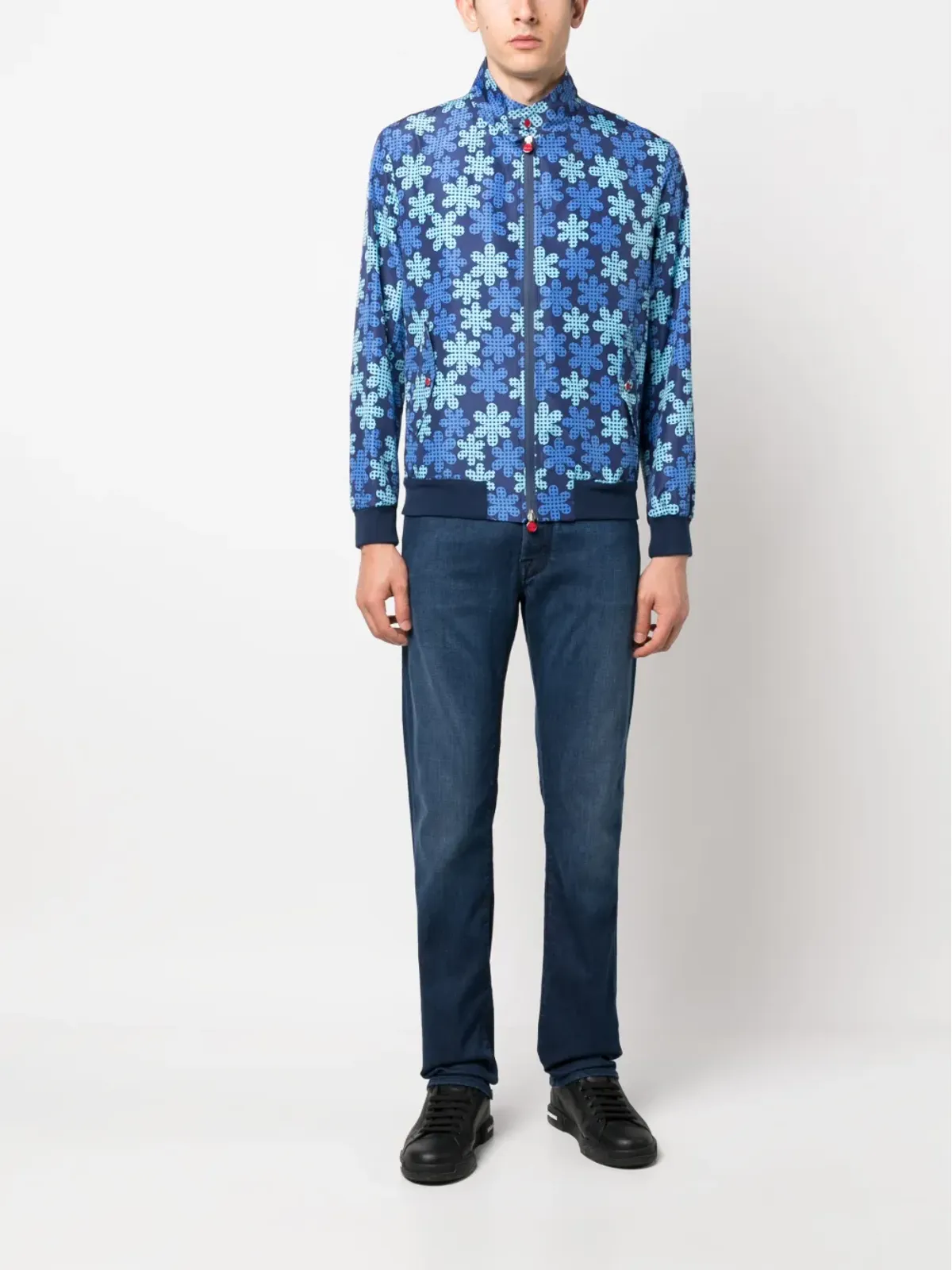 Kiton グラフィックプリント ボンバー ジャケット - 画像2