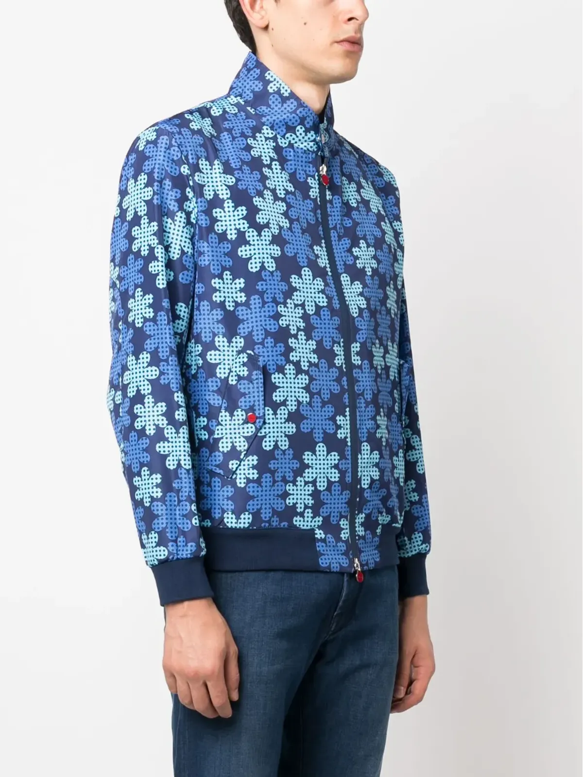 Kiton グラフィックプリント ボンバー ジャケット - 画像3