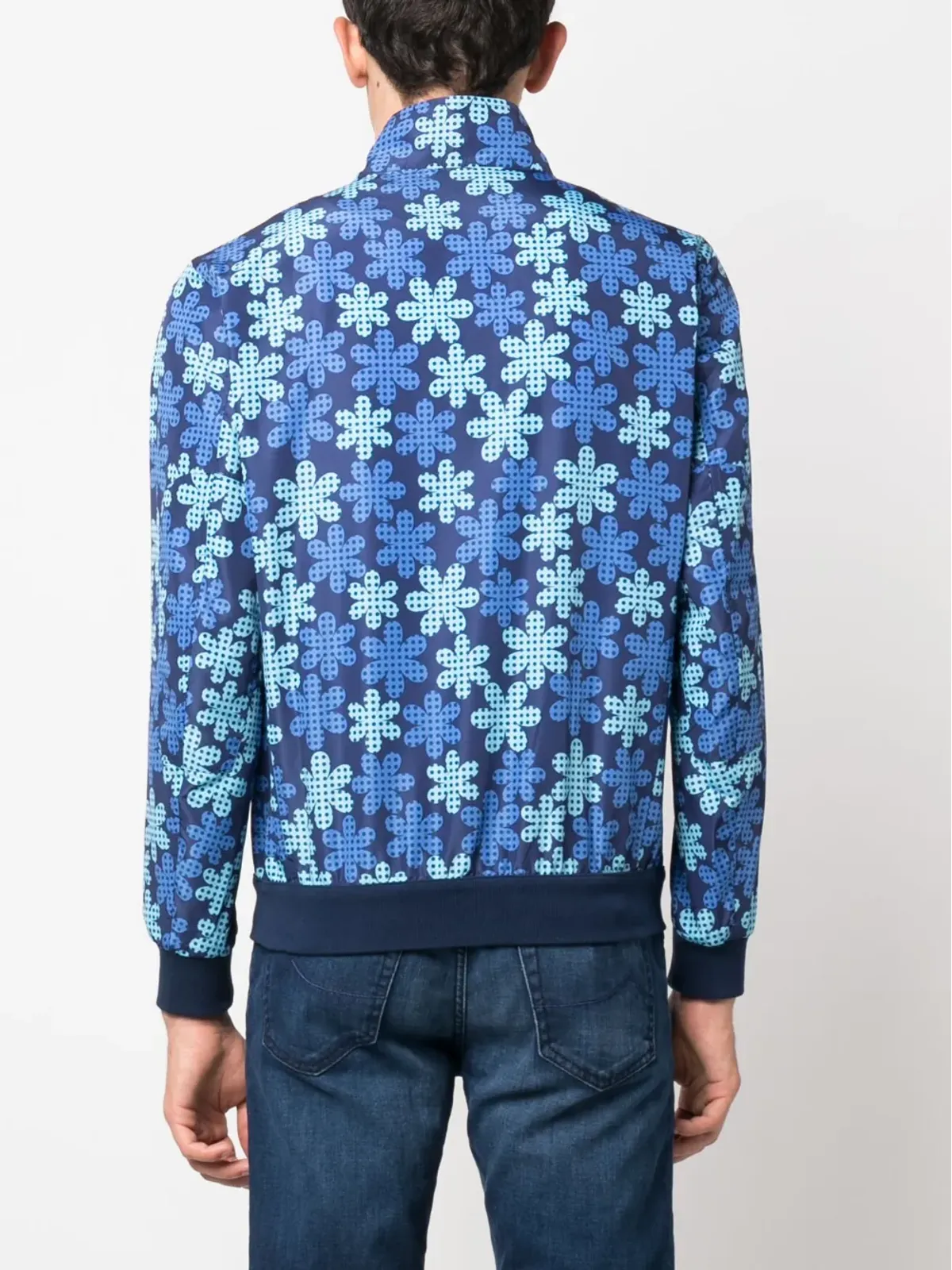 Kiton グラフィックプリント ボンバー ジャケット - 画像4