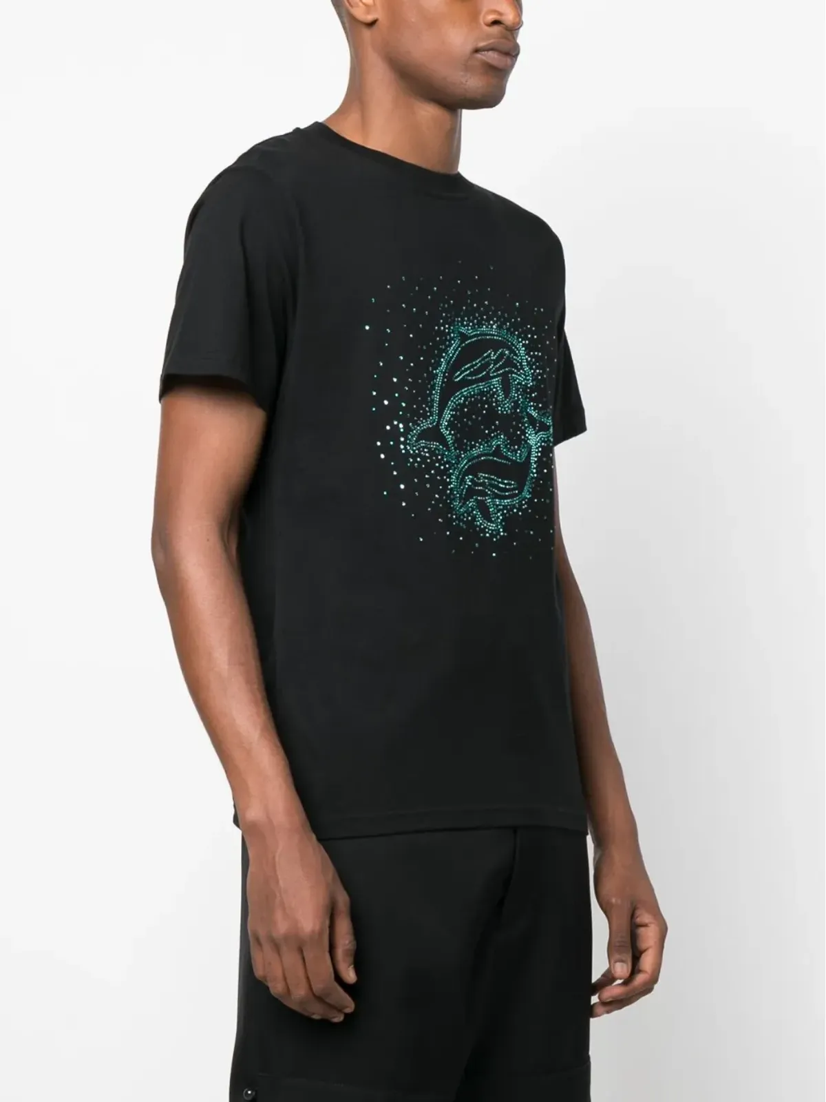 Botter ラインストーン装飾ドルフィンTシャツ - 画像3