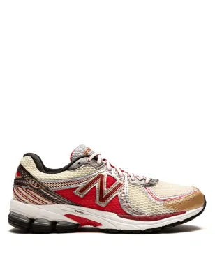 New Balance Aimé Leon Dore 860v2 レッド スニーカー - サムネイル1