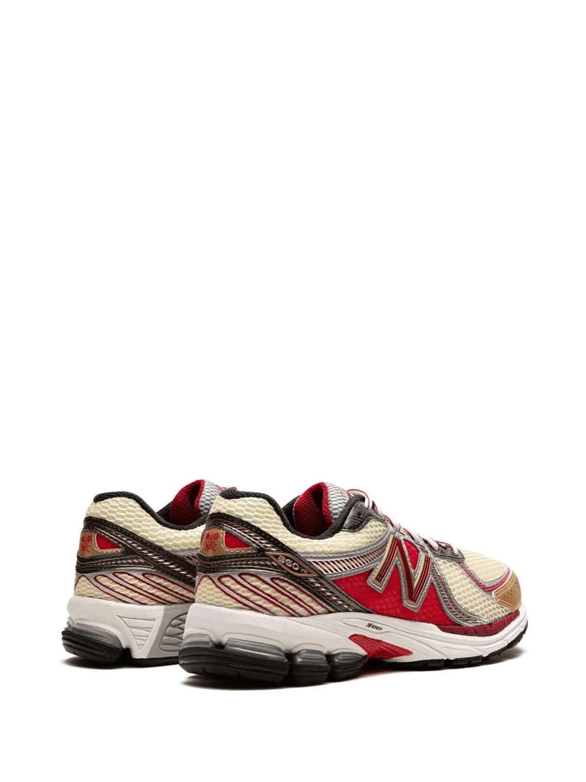 New Balance Aimé Leon Dore 860v2 レッド スニーカー - 画像3