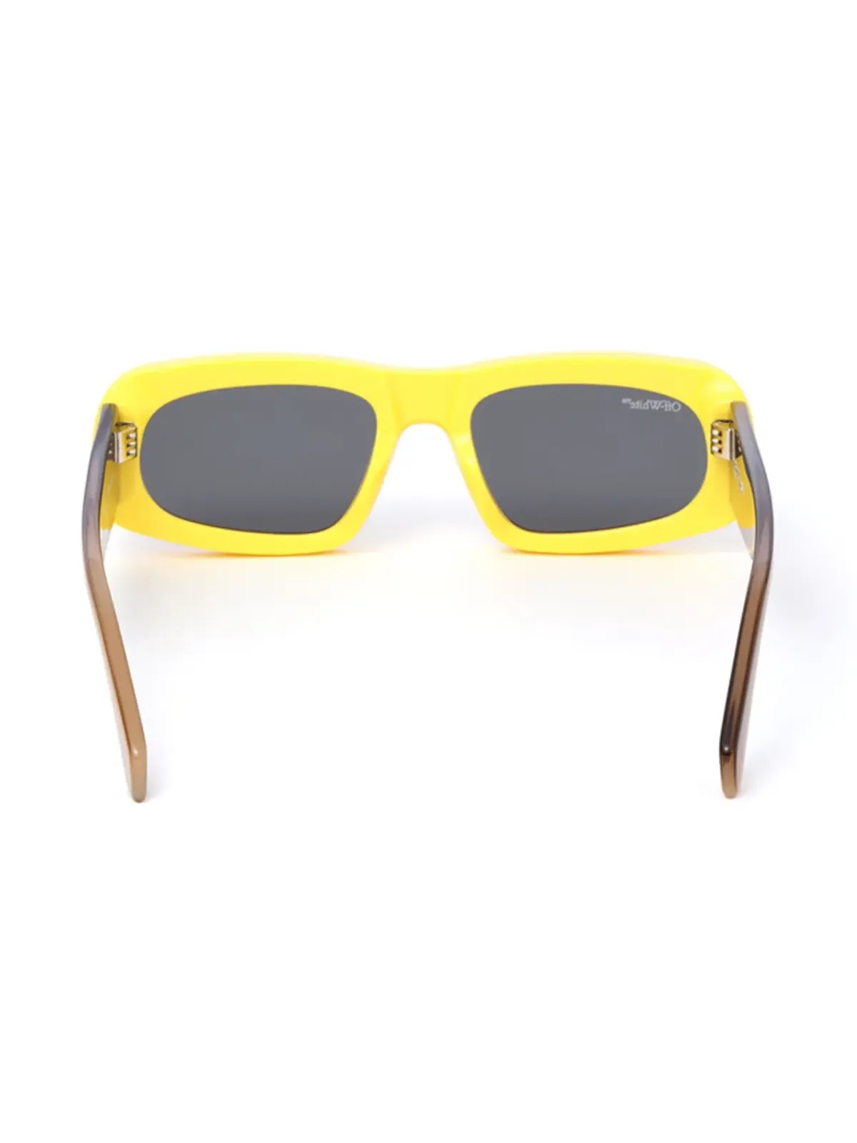 Off-White Eyewear オースティン オーバルフレーム サングラス - イエロー - 画像3