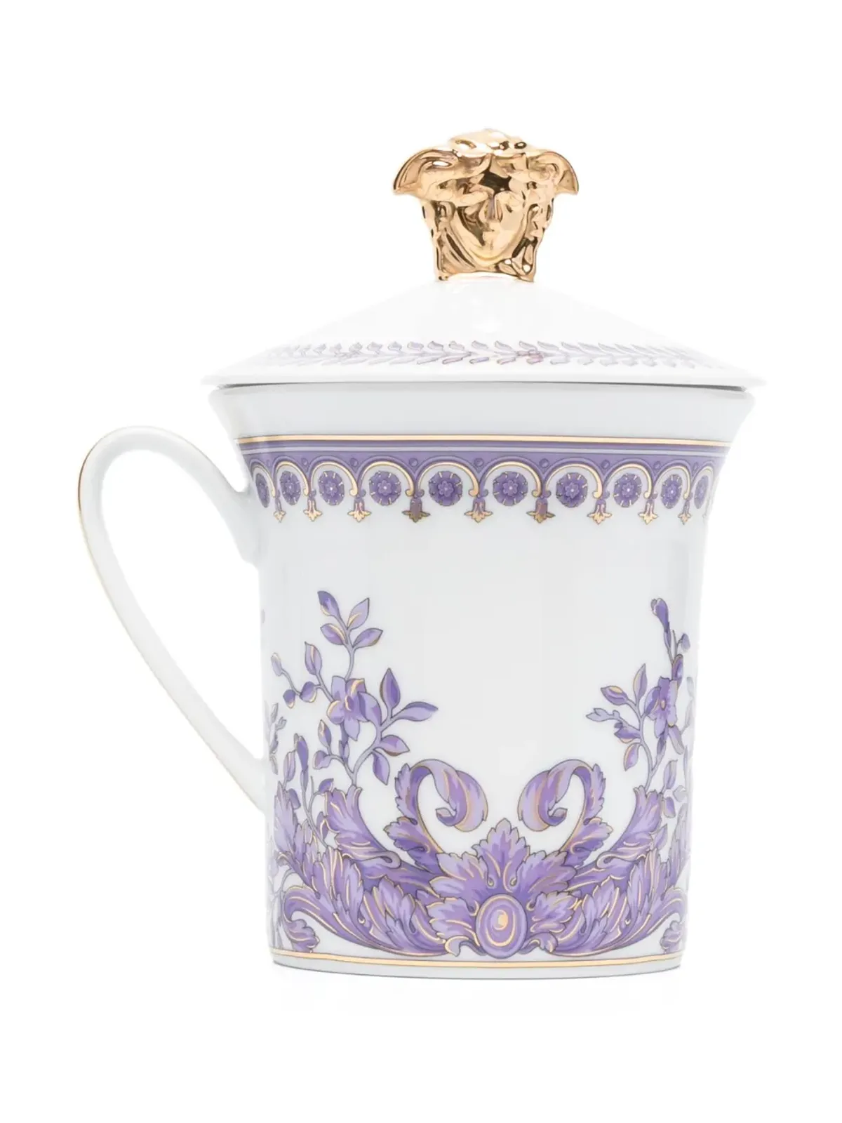 Versace x Rosenthal Le Grand Divertissement 磁器製マグカップ（ホワイト） - 画像2