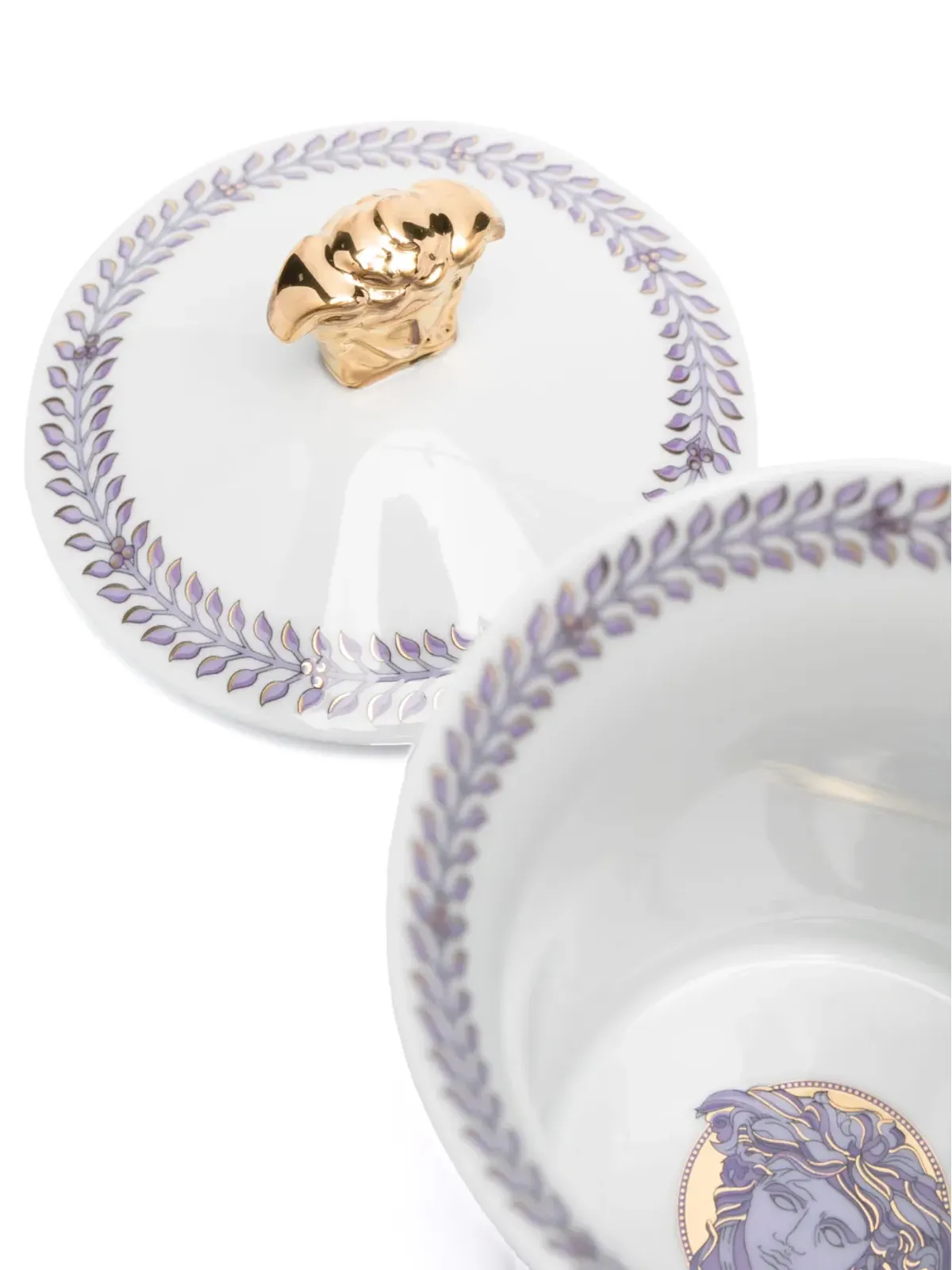 Versace x Rosenthal Le Grand Divertissement 磁器製マグカップ（ホワイト） - 画像4