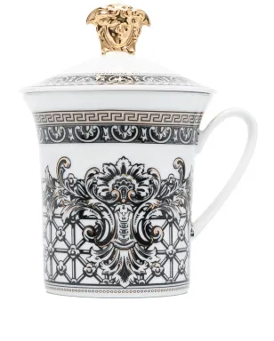 Versace x Rosenthal Marqueterie porcelain mug - White - サムネイル1