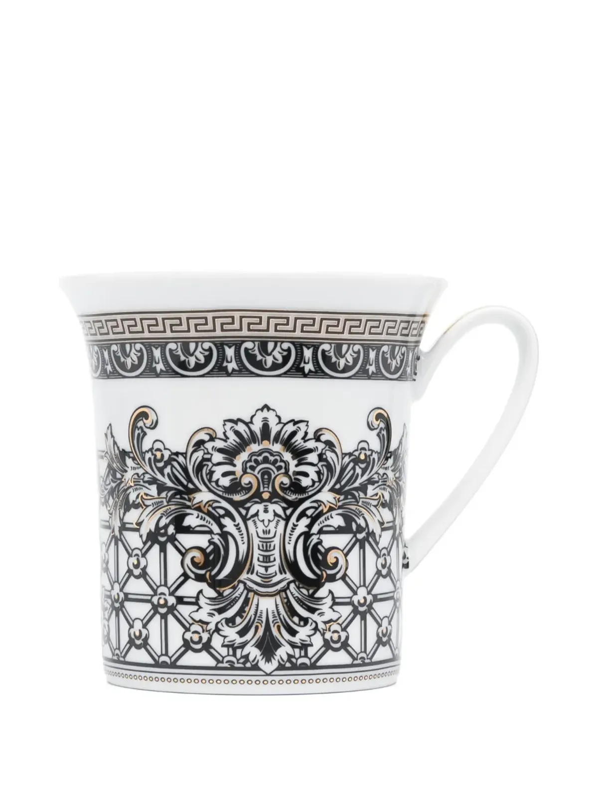 Versace x Rosenthal Marqueterie porcelain mug - White - 画像3