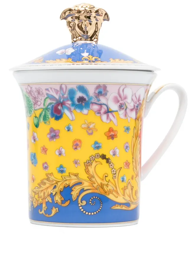 VERSACE Versace x Rosenthal プリマヴェラ ポーセリン マグ ブルーの商品画像