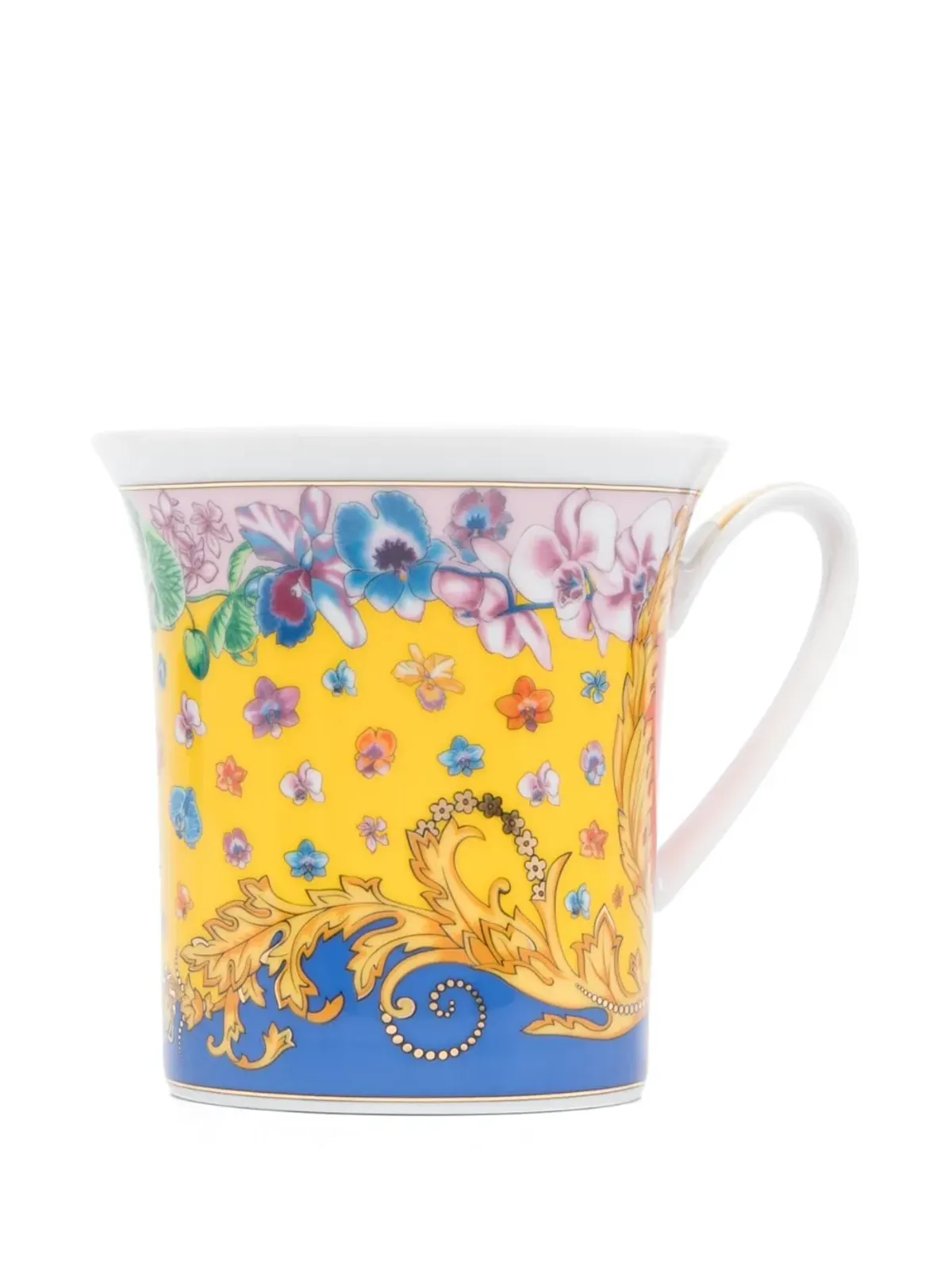 Versace x Rosenthal プリマヴェラ ポーセリン マグ ブルー - 画像3