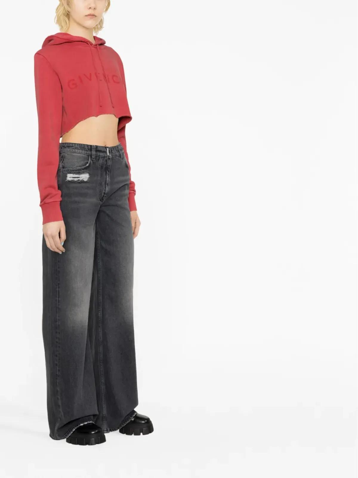 Givenchy ミッドライズフレアジーンズ - 画像4