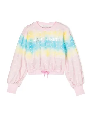 Alberta Ferretti Kids タイダイ ラウンドネック スウェットシャツ - ピンク - サムネイル1