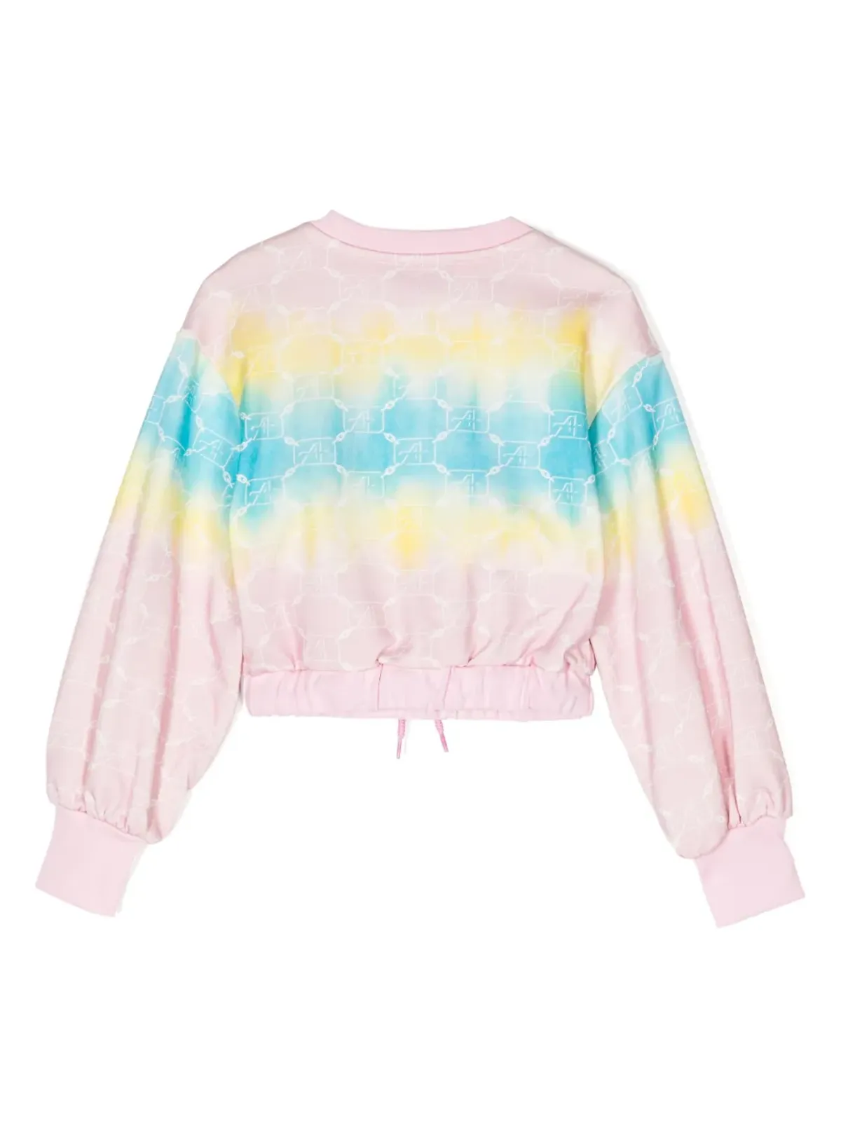 Alberta Ferretti Kids タイダイ ラウンドネック スウェットシャツ - ピンク - 画像2