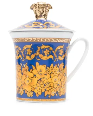 Versace x Rosenthal Floralia ポーセリン マグ - ブルー - サムネイル1