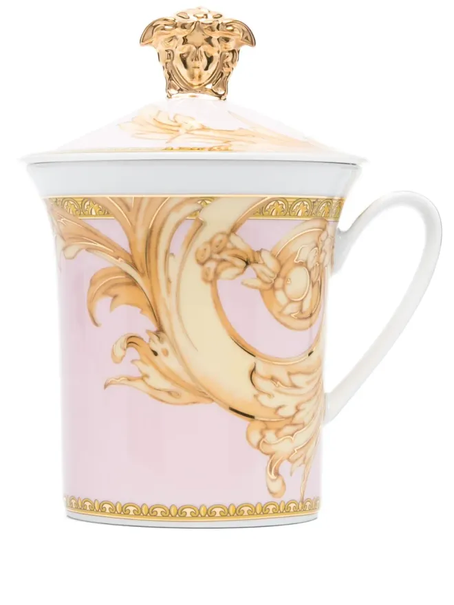 VERSACE Versace x Rosenthal Les Rêves Byzantins マグカップ - ピンクの商品画像
