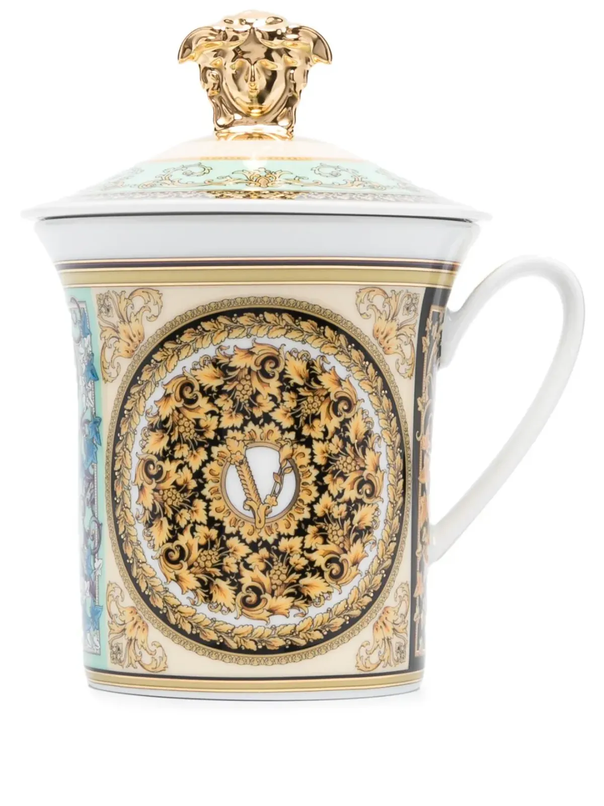 Versace x Rosenthal Barocco Mosaic マグ - ゴールド - 画像1