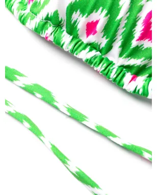 MC2 Saint Barth Leah Geometric-Print ビキニトップ - サムネイル3