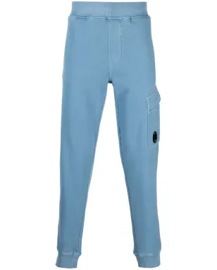 C.P. Company ロゴプレート付きコットン トラックパンツ - ブルー - サムネイル1