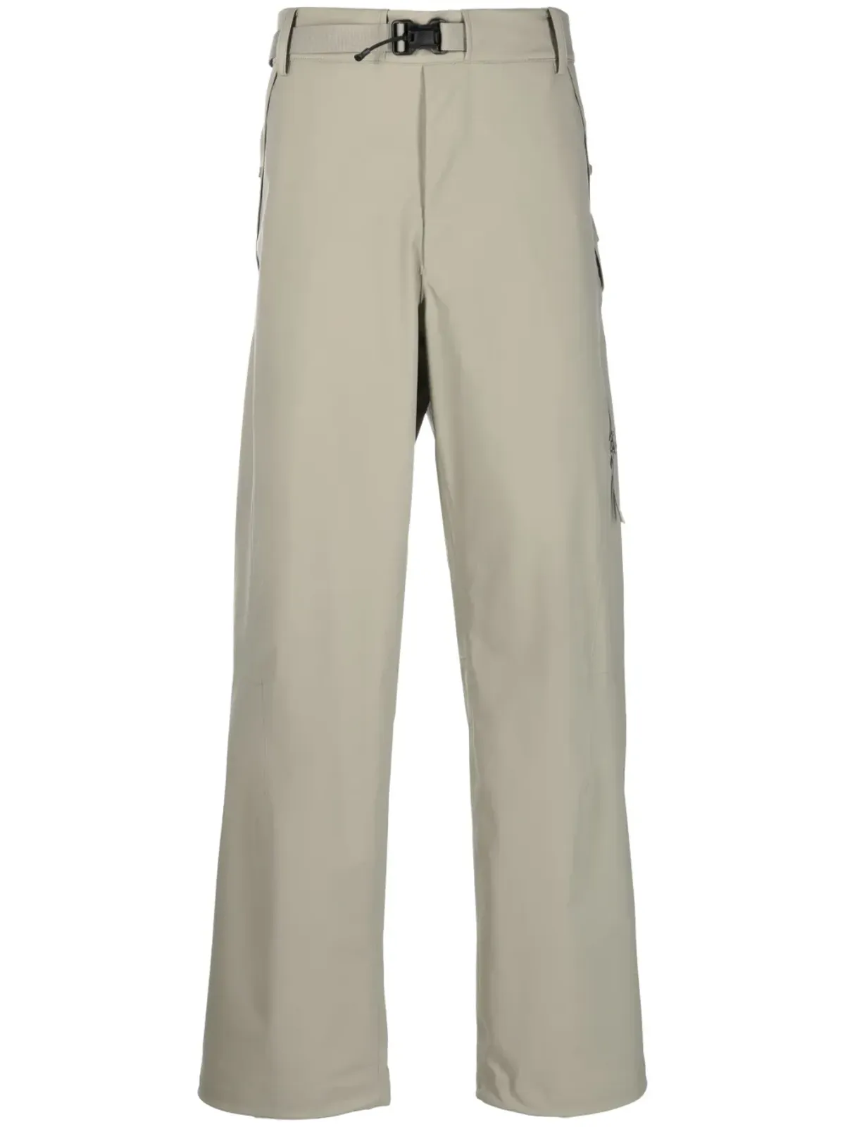 C.P. Company ロゴパッチ付きベルト付きワイドパンツ - 画像1