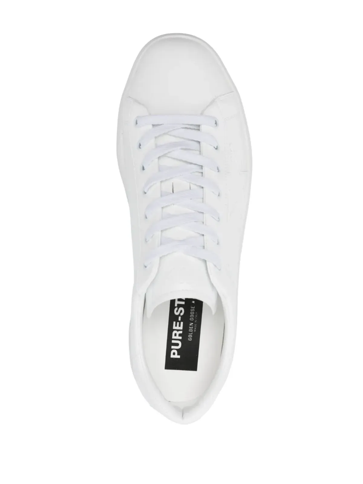 Golden Goose Purestar フェイクレザー スニーカー - ホワイト - 画像4