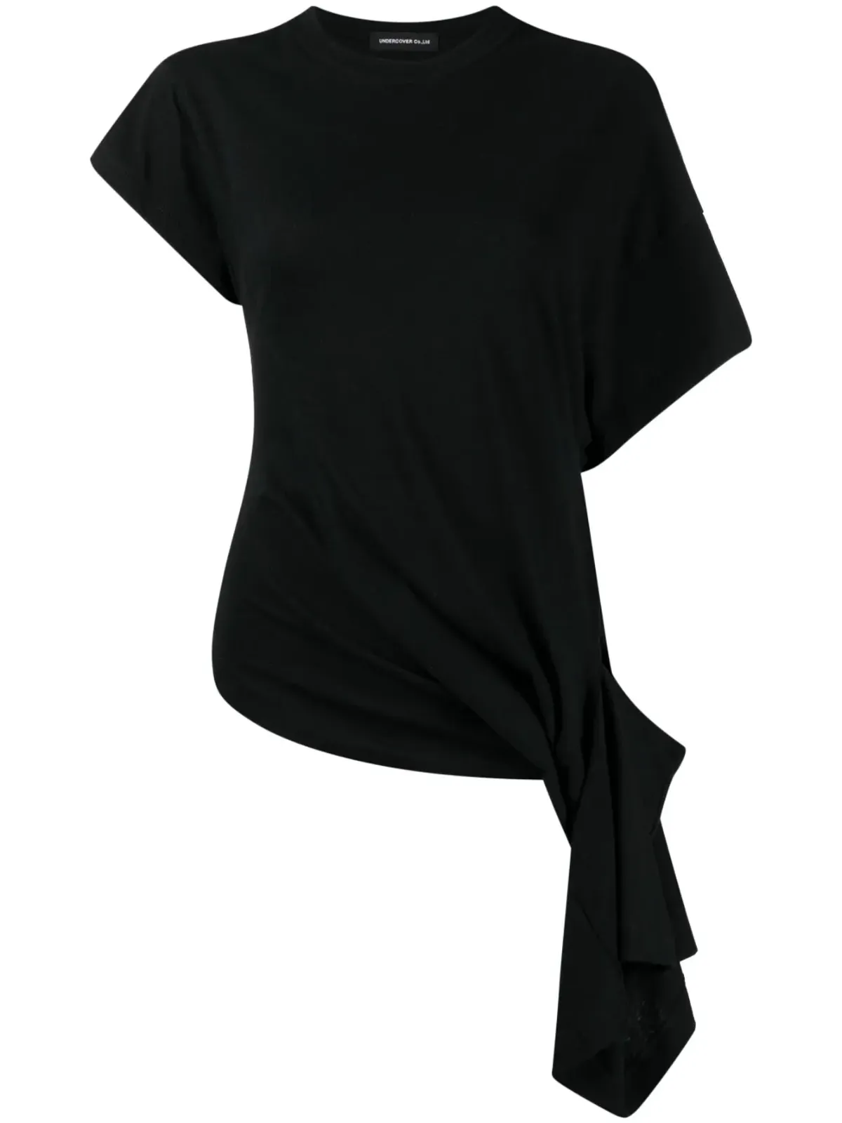 Undercover アシンメトリックデザイン コットンTシャツ - 画像1