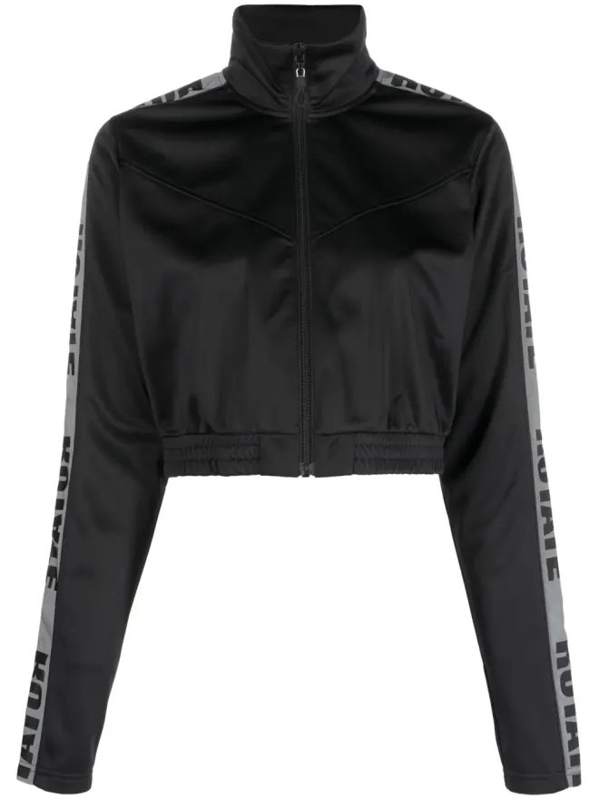ROTATE BIRGER CHRISTENSEN ROTATE BIRGER CHRISTENSEN ロゴテープ トラックジャケット - ブラックの商品画像