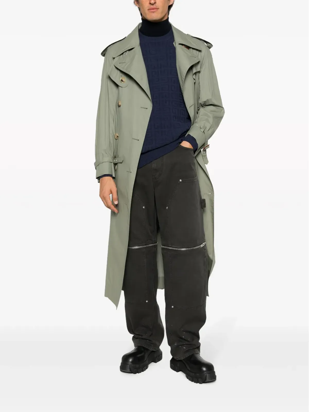Givenchy 4Gパターンニットジャンパー ブルー - 画像2