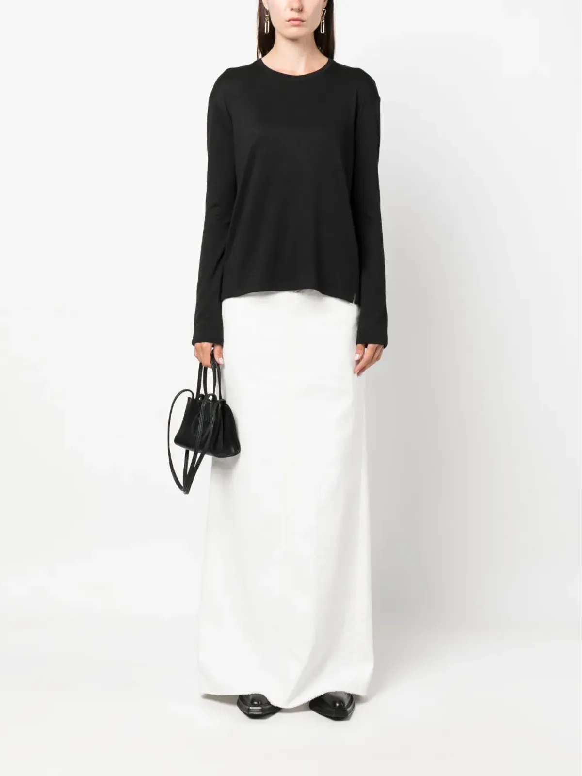rag & bone クルーネック・ドロップショルダートップ - 画像2