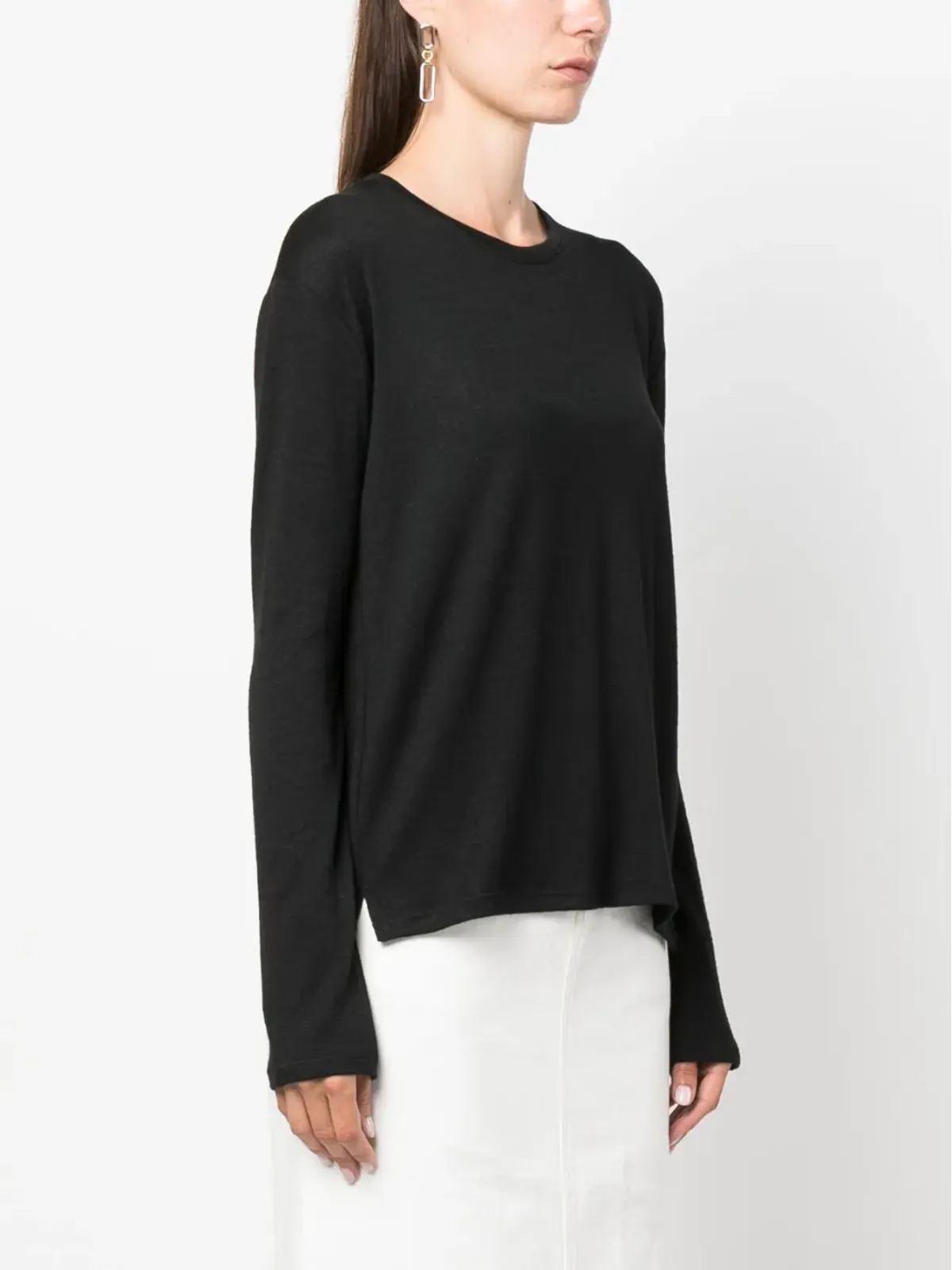 rag & bone クルーネック・ドロップショルダートップ - 画像3