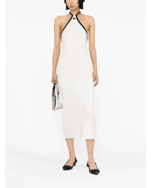 Courrèges コントラストトリム コットン ドレス - サムネイル2