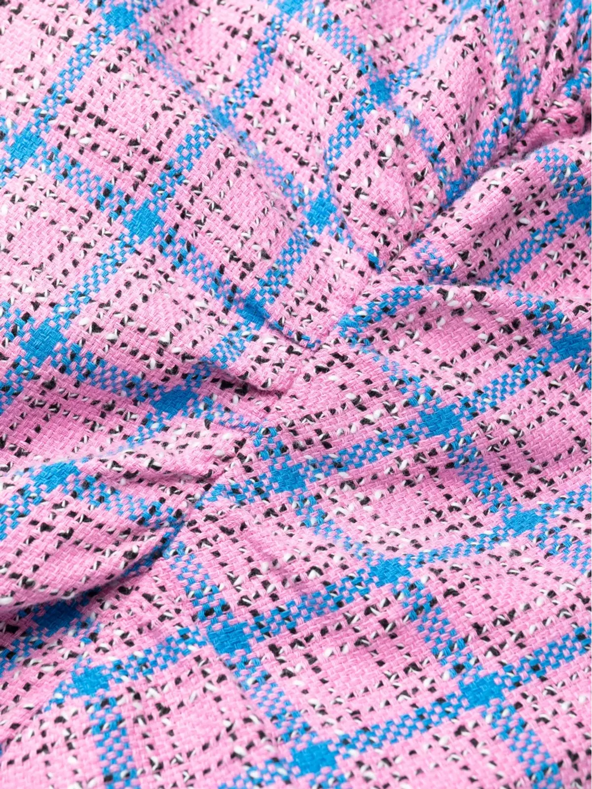 GANNI チェック柄ミニドレス - Pink - 画像5