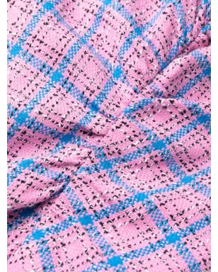 GANNI チェック柄ミニドレス - Pink - サムネイル5