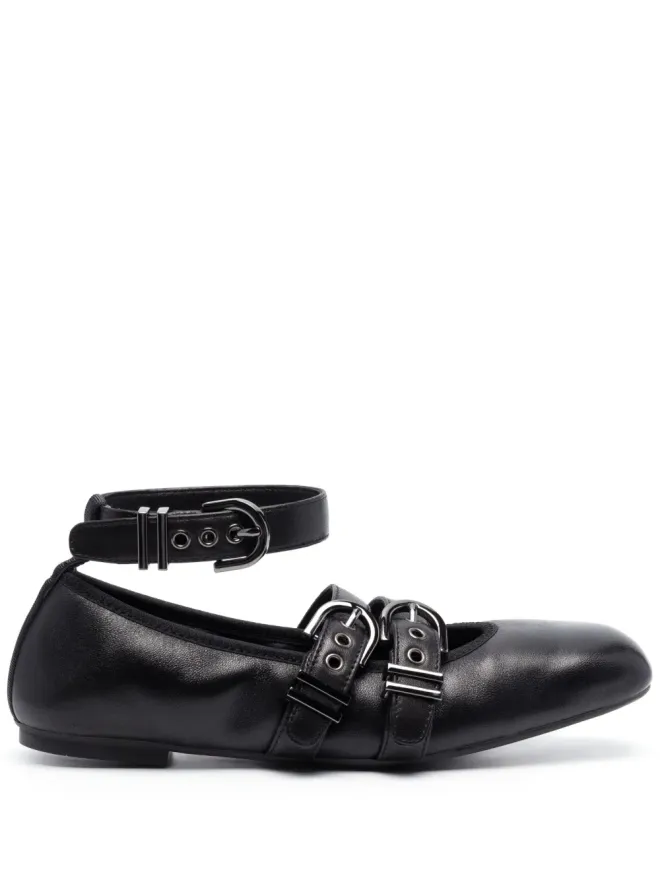 Stuart Weitzman Stuart Weitzman Maverick レザー バレエシューズの商品画像