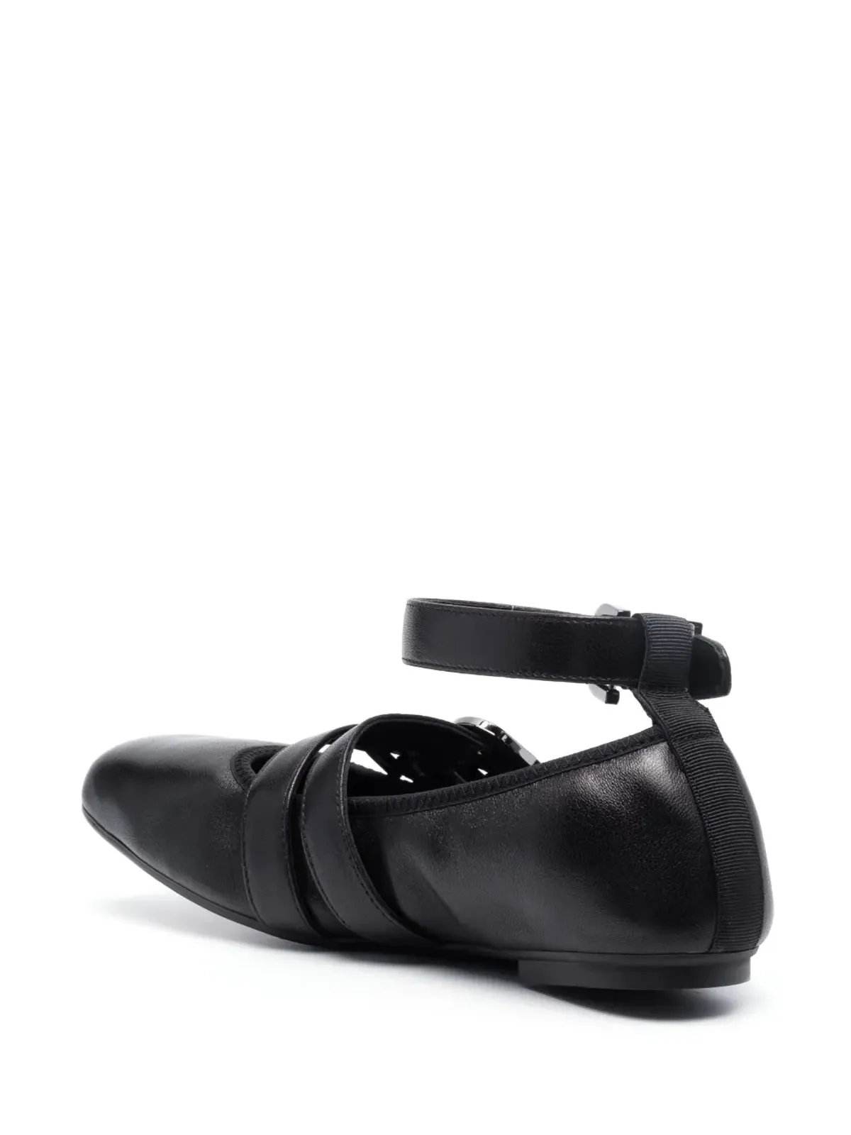 Stuart Weitzman Maverick レザー バレエシューズ - 画像3