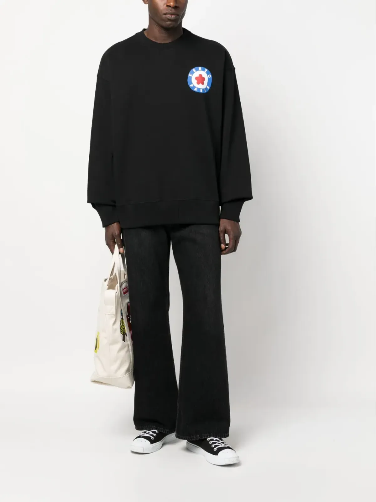 Kenzo ロゴプリント コットン スウェットシャツ - 画像2