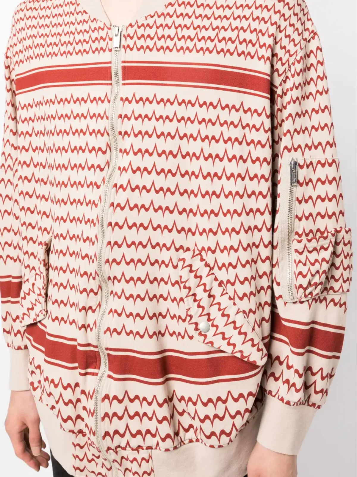 Undercover グラフィックプリント ジップアップ スウェットシャツ - 画像5