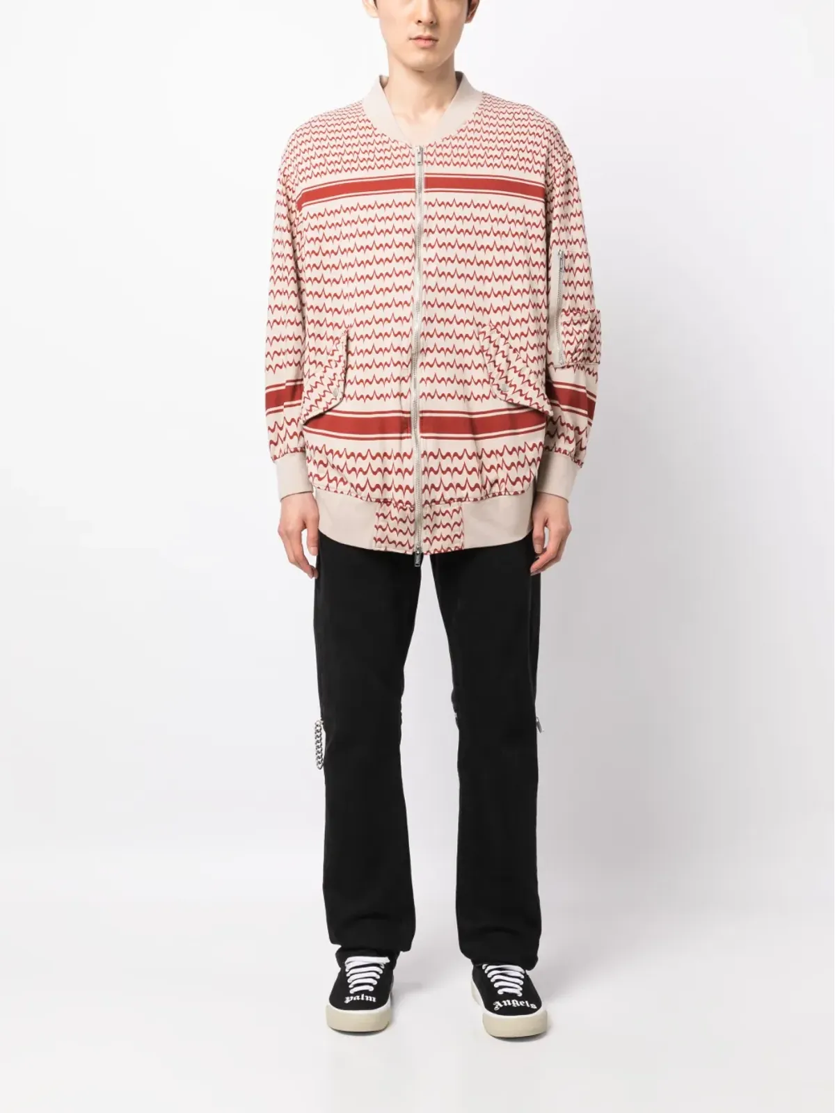 Undercover グラフィックプリント ジップアップ スウェットシャツ - 画像2