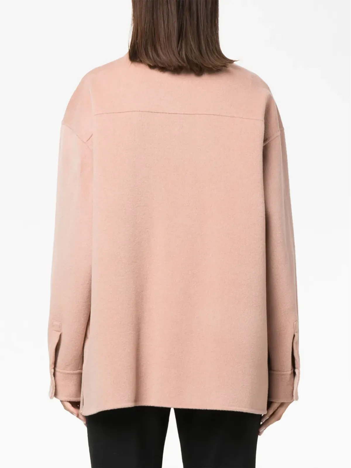 Calvin Klein スプレッドカラー ウール シャツジャケット - 画像4